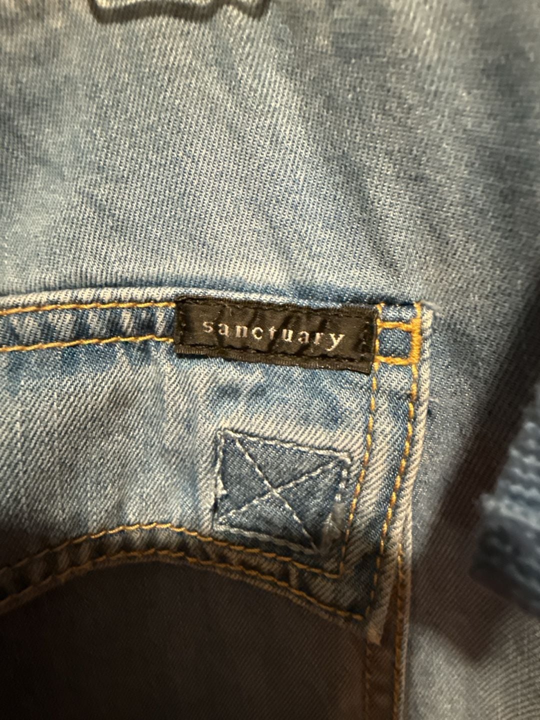 Sanctuary Reissue Cargo Denim Pants Size XL 7
