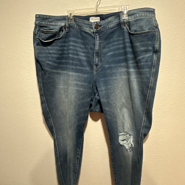Lane Bryant Flex Magic Waistband Curvy Fit High-Rise Skinny Jeans Size 28