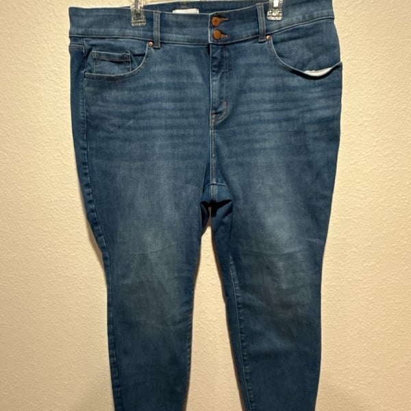 Lane Bryant High-Rise Tighter Tummy Skinny Jeans Size 20S
