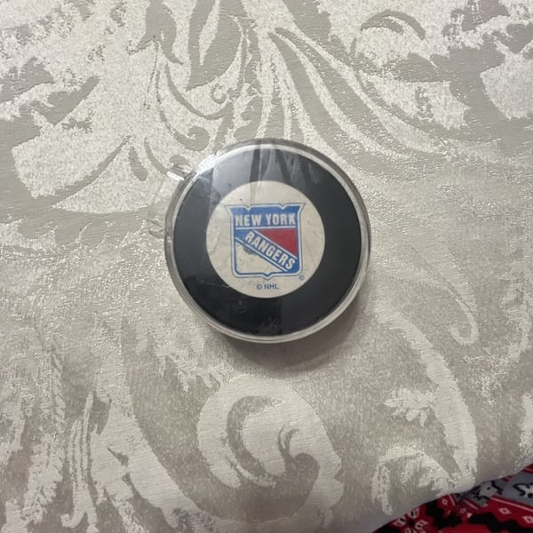 New York Rangers NHL Official Licensed Hockey Puck by Trench Mfg