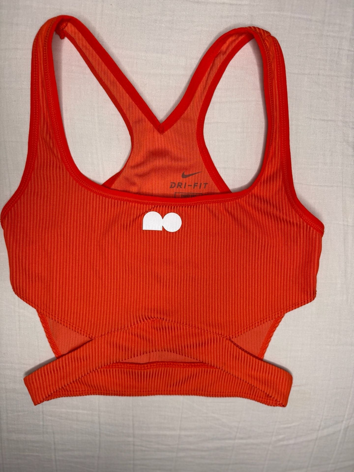 Nike Womans Naomi Osaka Court Tennis Crop Top Orange Sz xs. pickleball 2