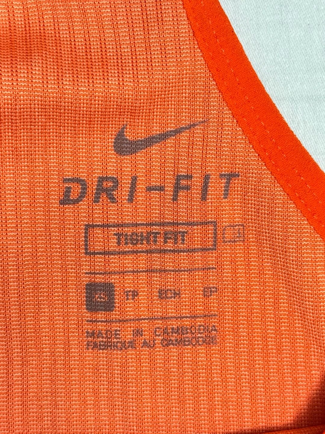 Nike Womans Naomi Osaka Court Tennis Crop Top Orange Sz xs. pickleball 4