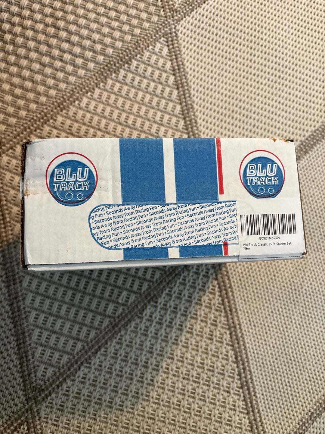 Blu Track Classic 15 Ft Starter Set Flexible 2-Lane Race Track NEW SEALED 2