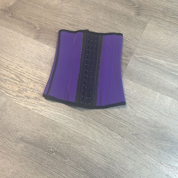 Lover-Beauty Purple Latex Waist Trainer Corset