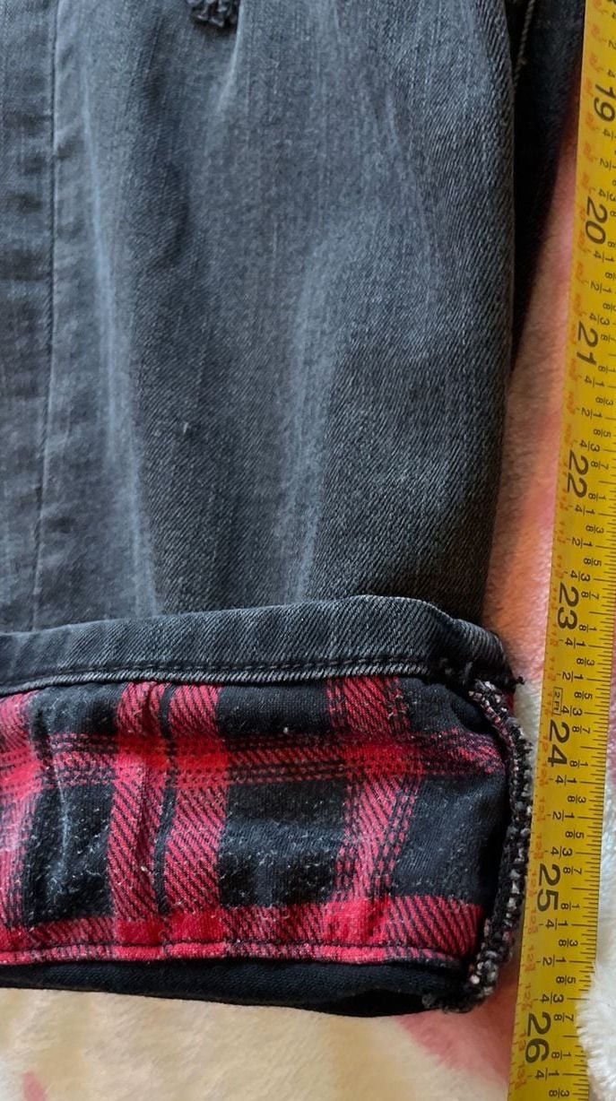 Judy Blue Plaid Patch Punk Rock Distressed Skinny Jeans Plus Size 14W 4