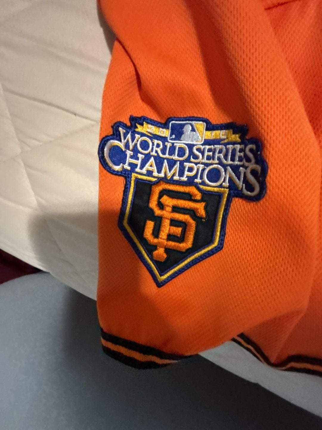 Majestic San Francisco Giants 2010 World Series Champions Jersey Size 50 4