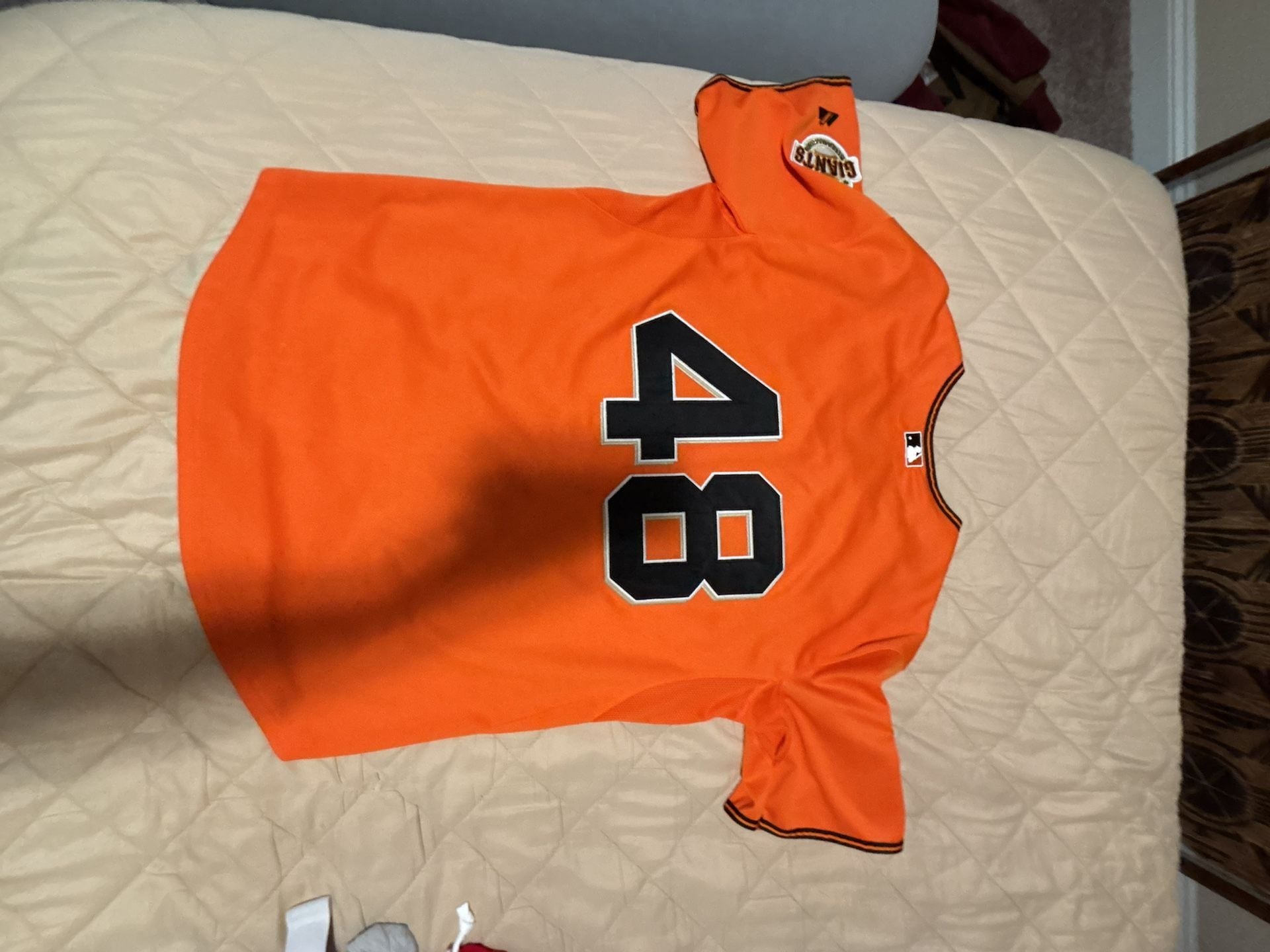 Majestic San Francisco Giants 2010 World Series Champions Jersey Size 50 6