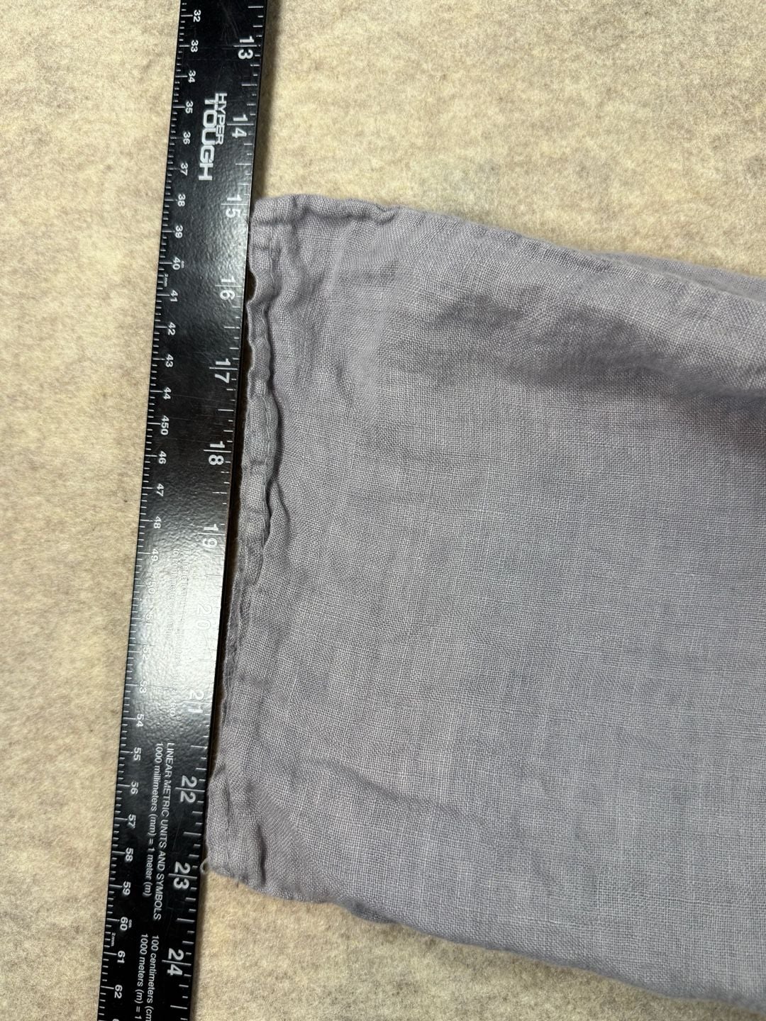 P&R Star Made in Italy Linen Oversized boxy Top 2X gray short sleeve top 7