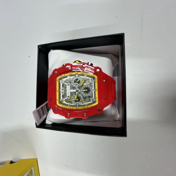 Invicta Men's Specialty Chronograph Red Silicone Watch