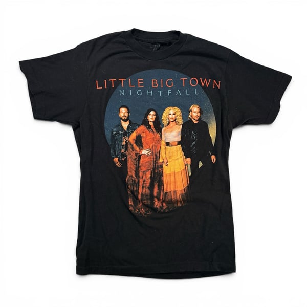 Little Big Town Nightfall Tour Shirt Women’s Medium Black Country Music Tee