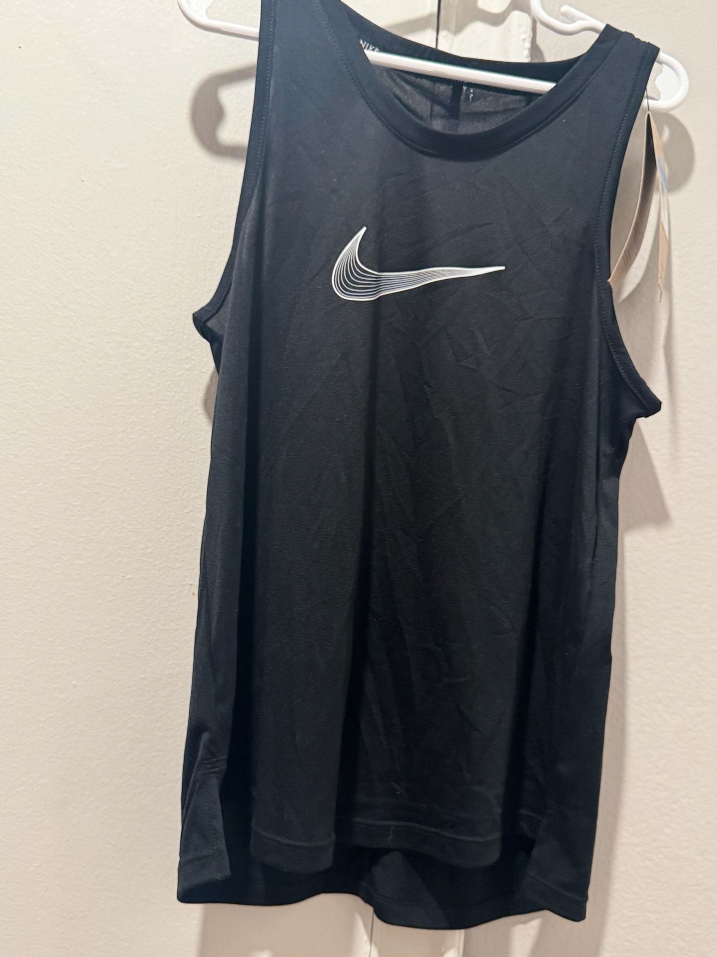Nike Kids Dri-FIT Training Tank Top Black Size M 2