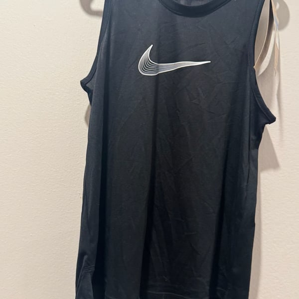 Nike Kids Dri-FIT Training Tank Top Black Size M