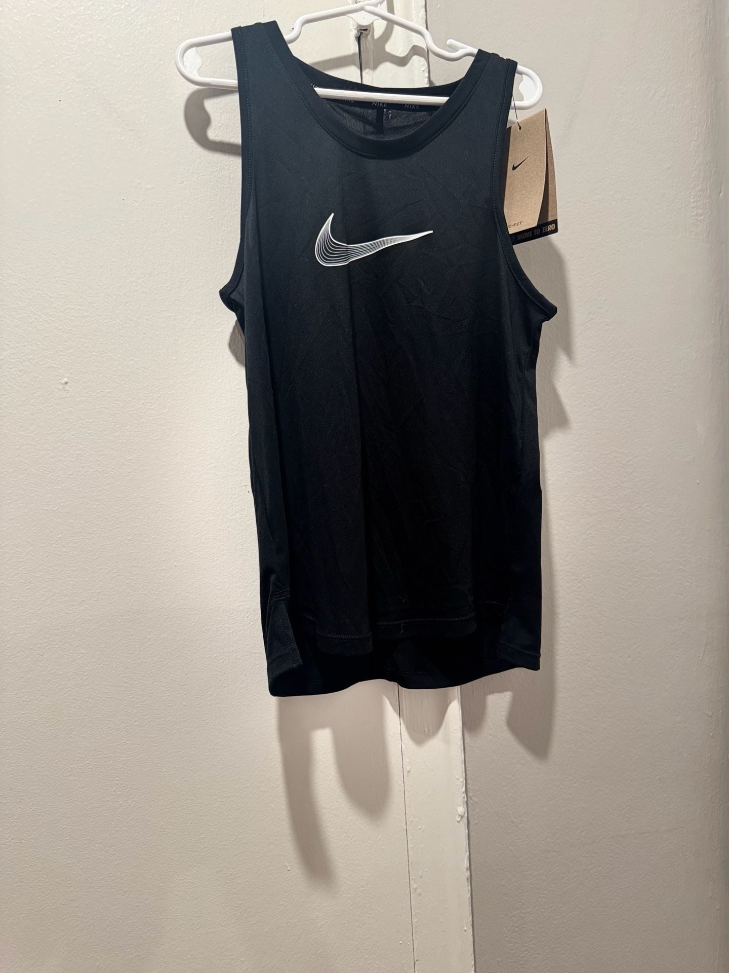 Nike Kids Dri-FIT Training Tank Top Black Size M 4