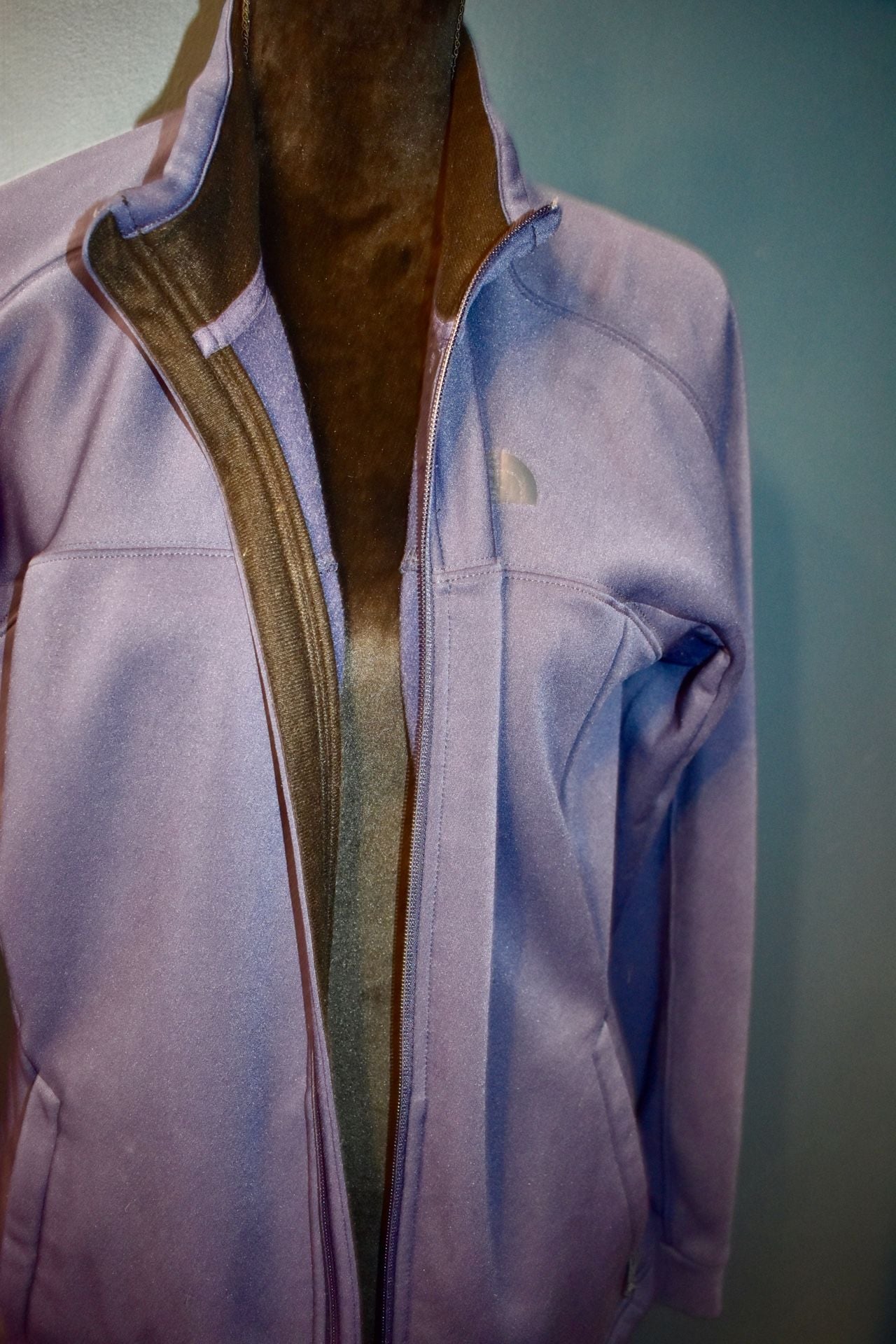 The North Face Women's Full Zip Softshell Jacket Blue Size Large 2