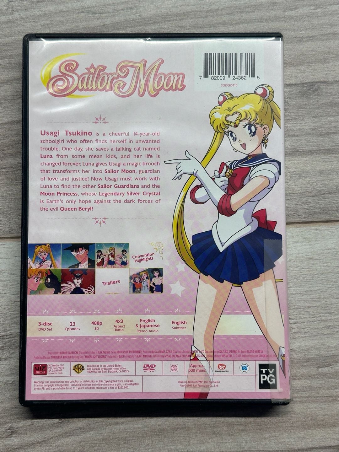 Sailor Moon Season One Part One 3-Disc DVD Set 6