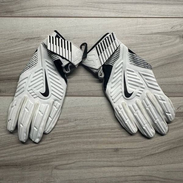 Nike NFL Vapor Jet Football Gloves White/Black 3XL