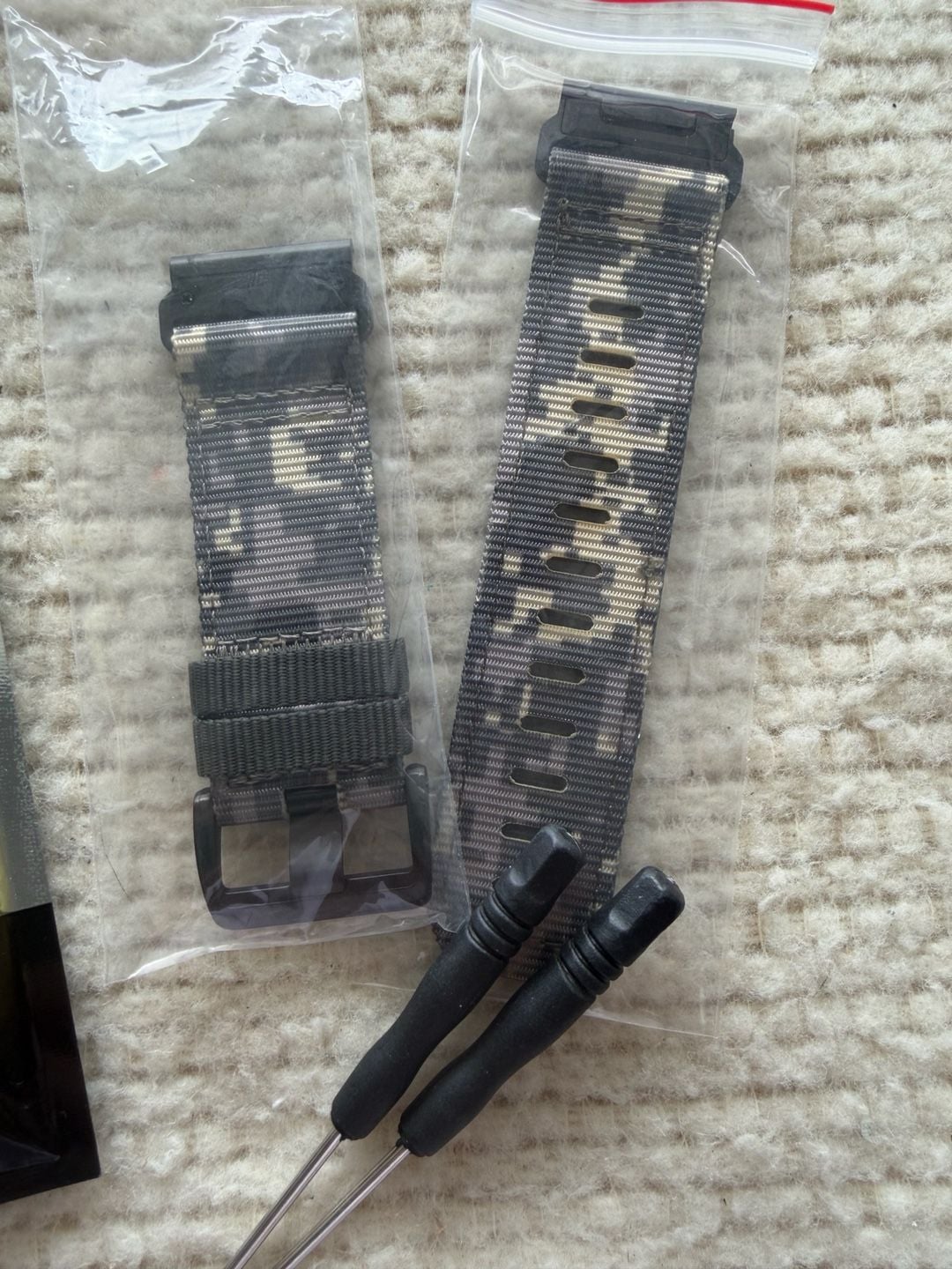 Barton Watch Bands 18mm Yellow Silicone Quick Release Strap and camo band 3