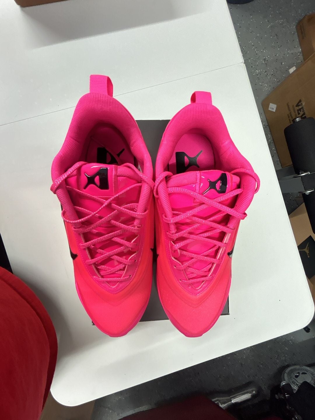 Nike A'One ASW (GS) Hyper Pink/Black Basketball Shoes Size 7Y 4