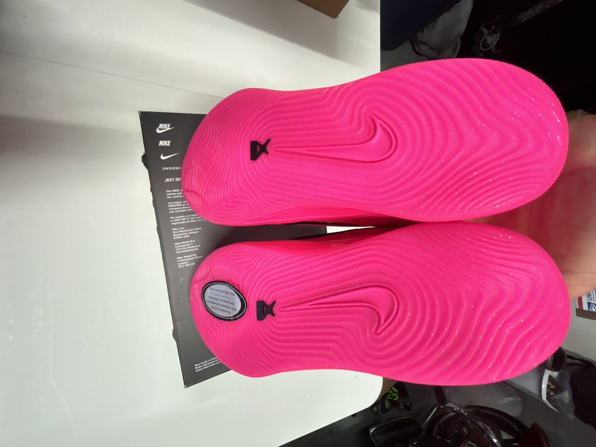 Nike A'One ASW (GS) Hyper Pink/Black Basketball Shoes Size 7Y 6