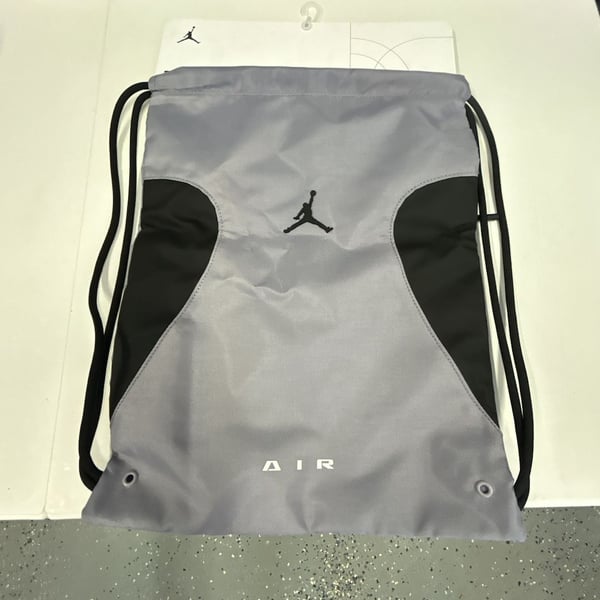 Jordan Jumpman Air Cement Grey Drawstring Gym Sack Bag