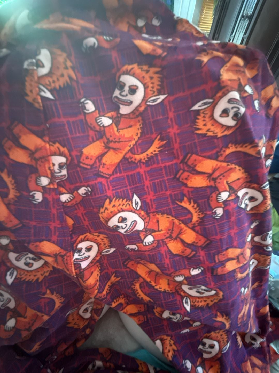 LuLaRoe HALLOWEEN OS Leggings goblin gremlin Where the Wild Things Are 2016 3