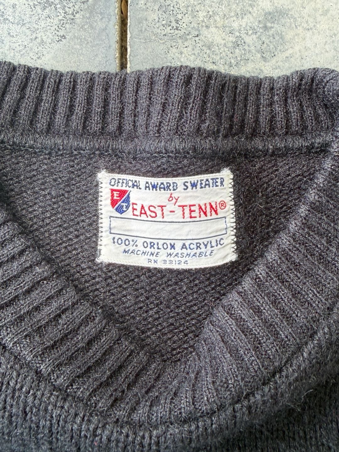 Vintage East-Tenn Official Award Sweater Black Crewneck 3