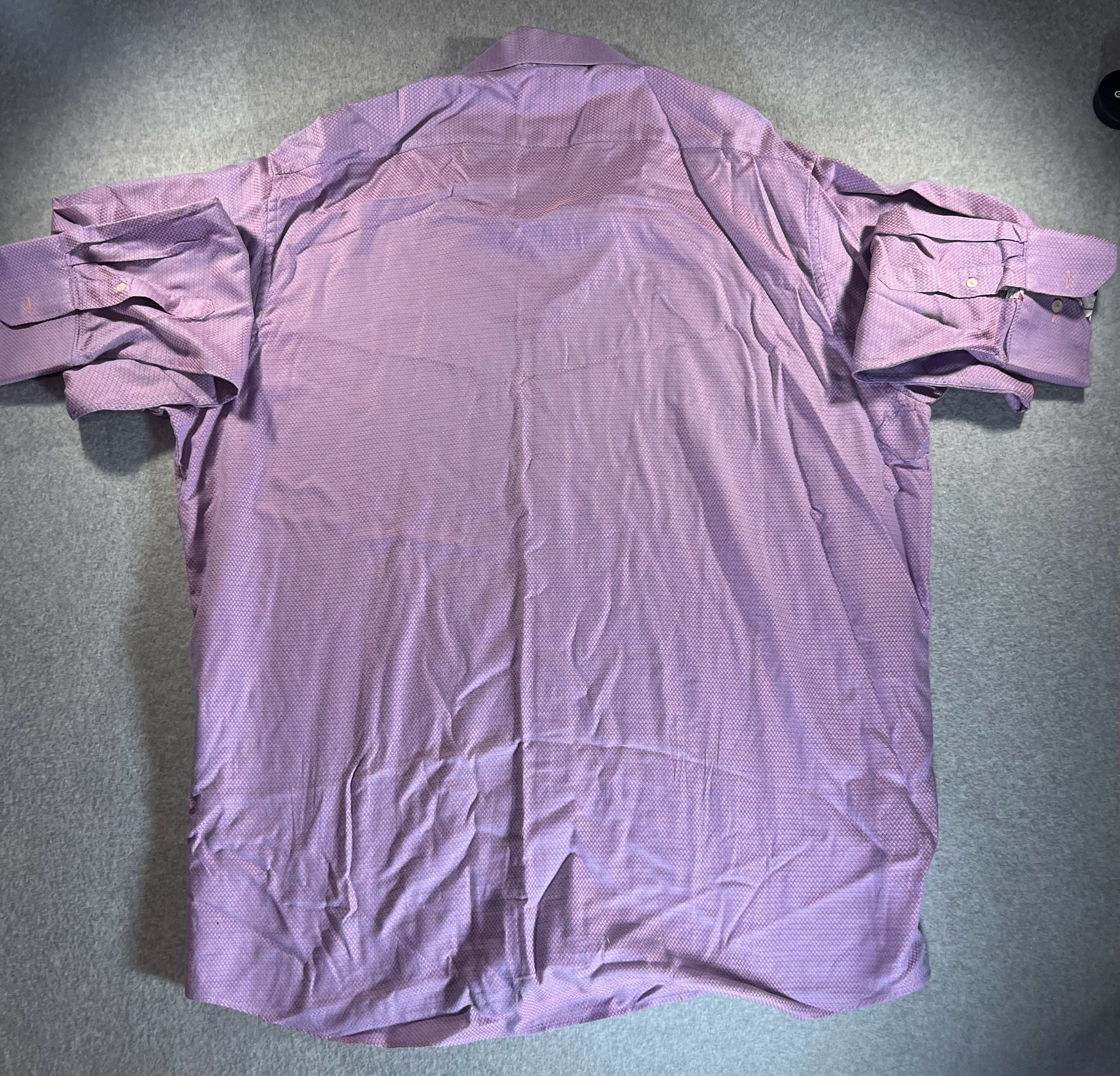 Luckiana Viscanti Shirt Men's 3x LT Long Sleeve pink & purple geometric  7