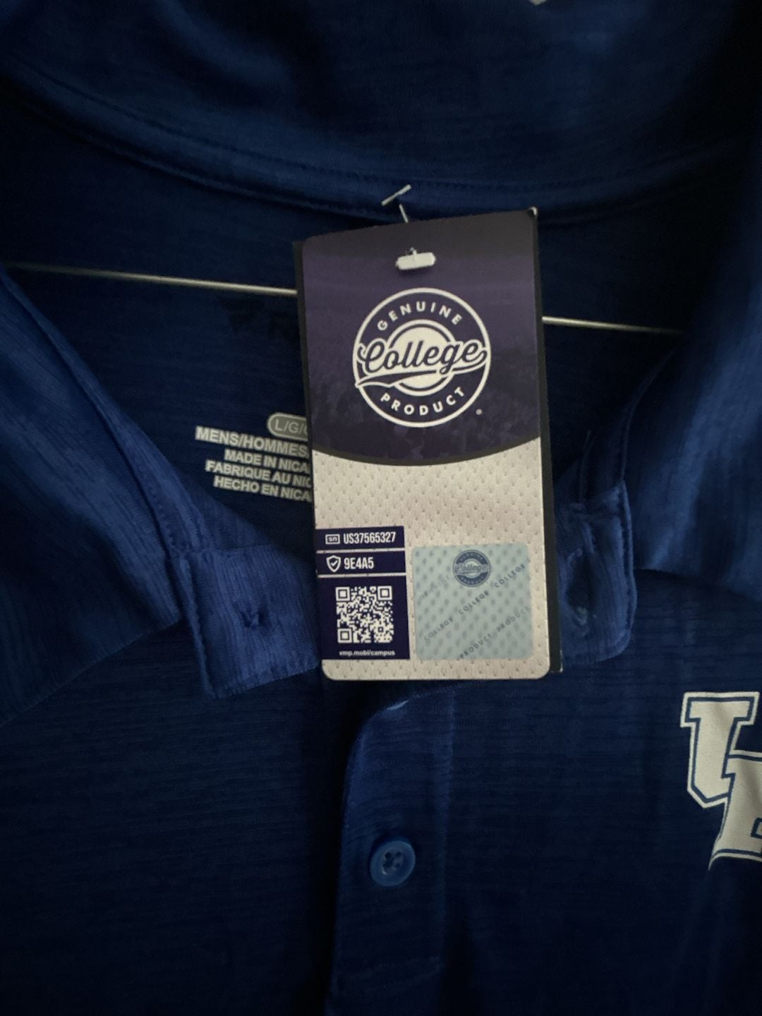 Fanatics University of Kentucky Wildcats Polo Shirt Size Large 3