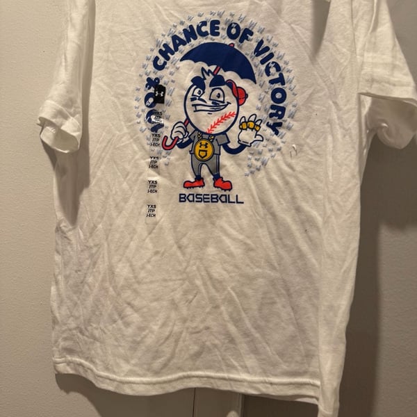 Under Armour Chance of Victory Baseball Graphic T-Shirt Youth Size YXS