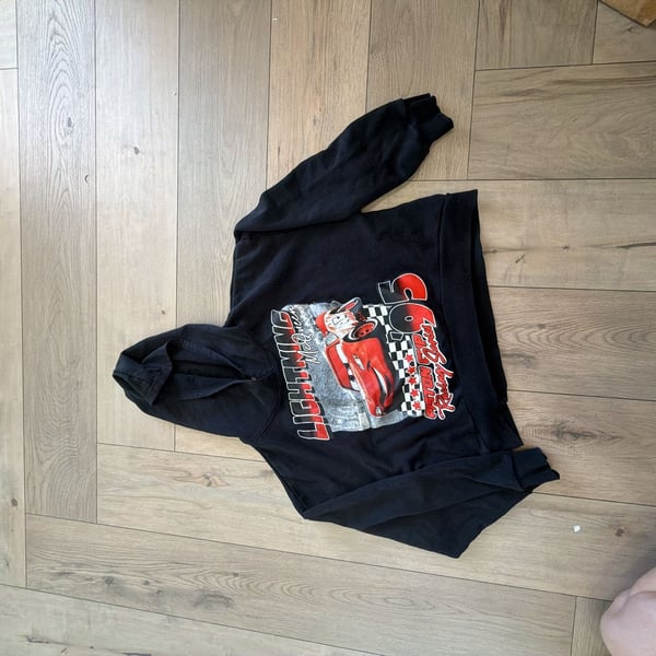 Disney Pixar Cars Lightning McQueen Hoodie Size M