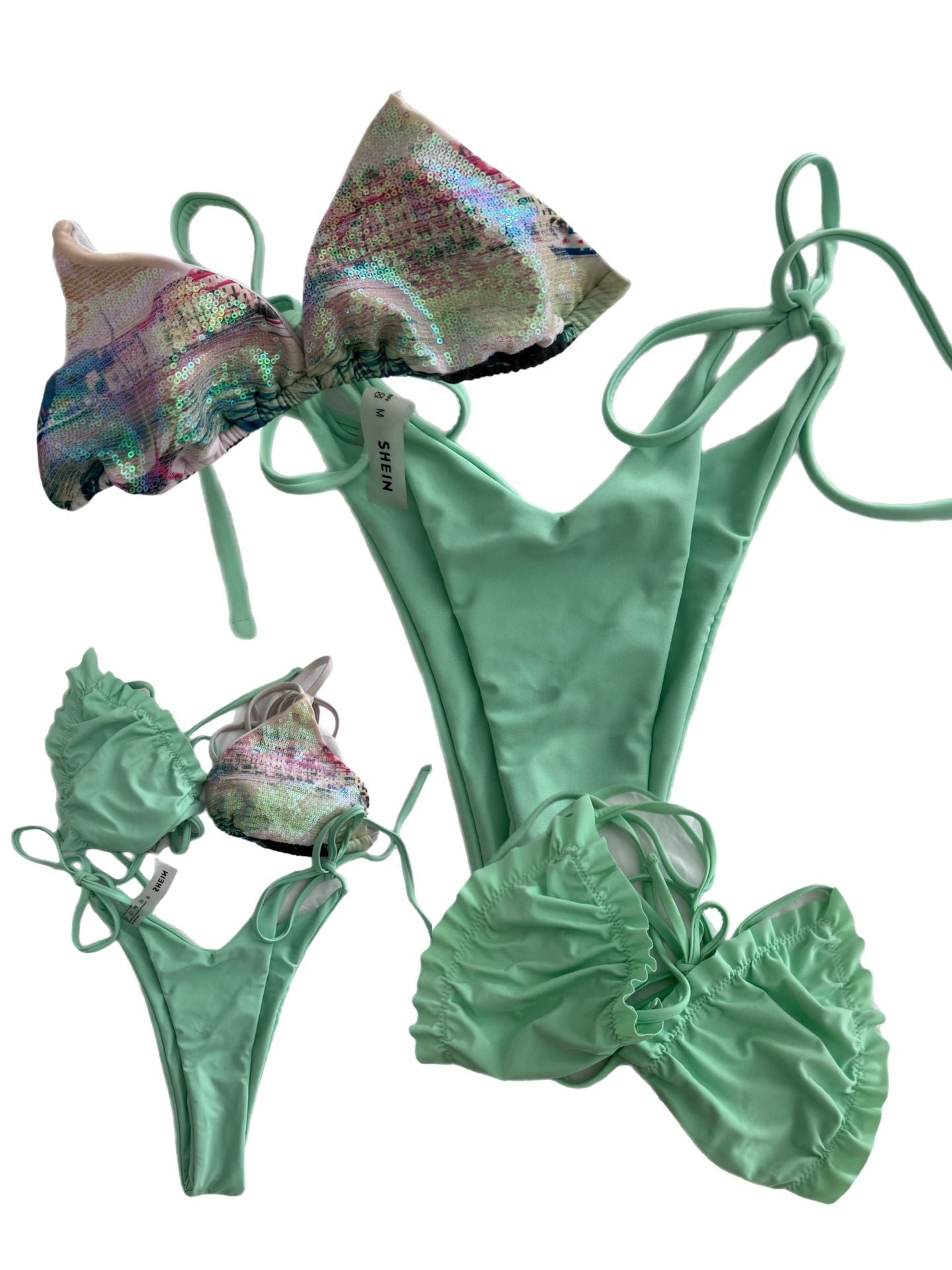 SHEIN Bikini Set Size M w/ an extra bikini top 2