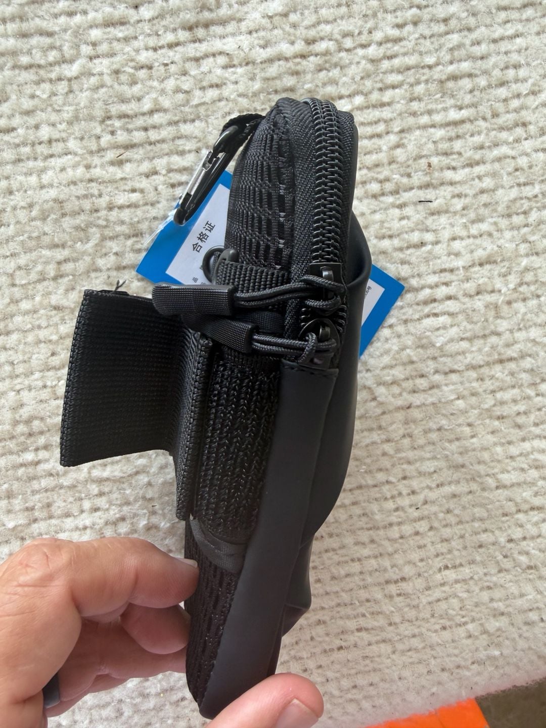L&M Sports Waterproof Running Armband Phone Pouch with Crossbody Strap 3