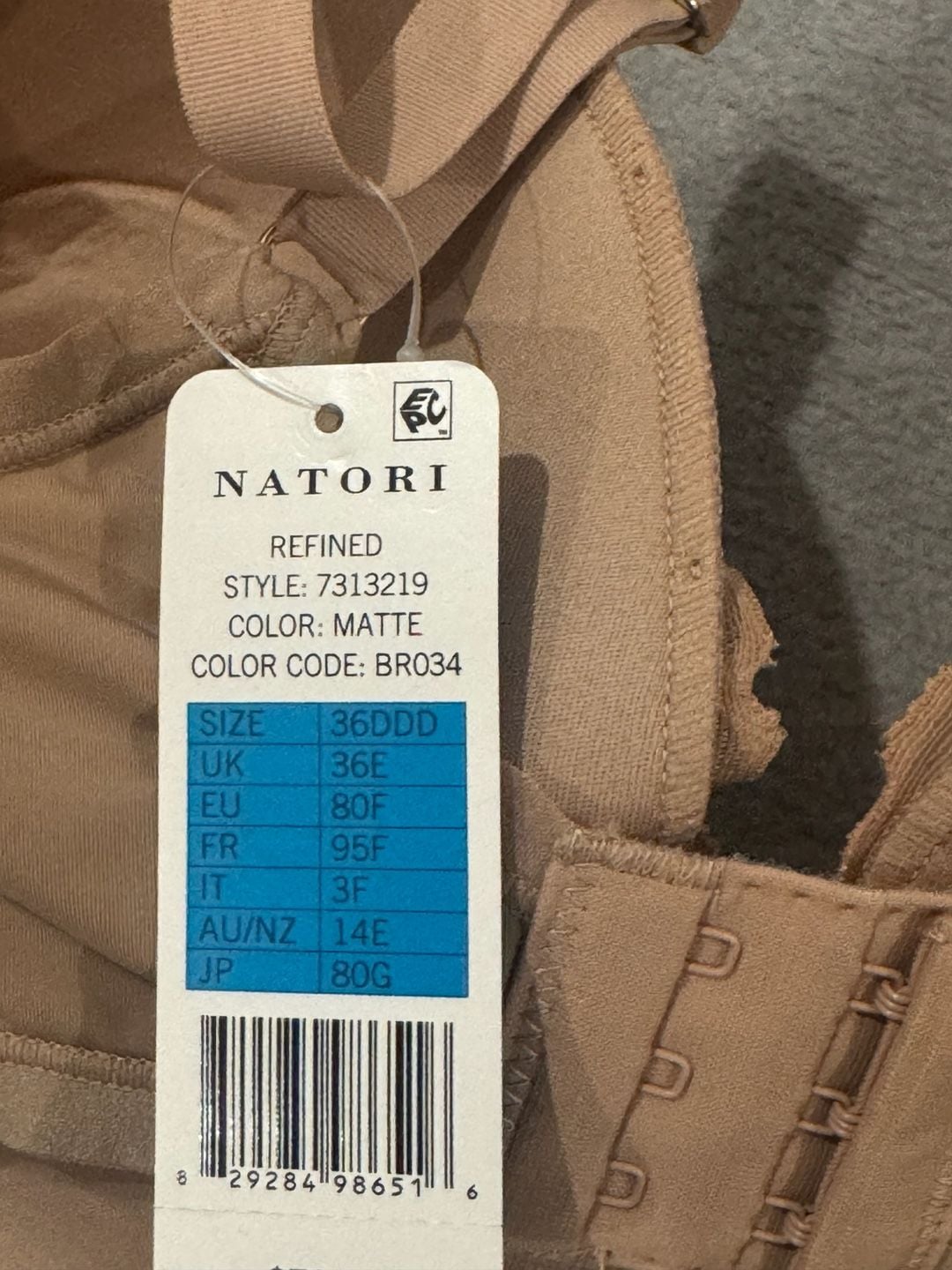 Natori Refined Full Coverage Underwire Contour Bra Matte 36DDD 6
