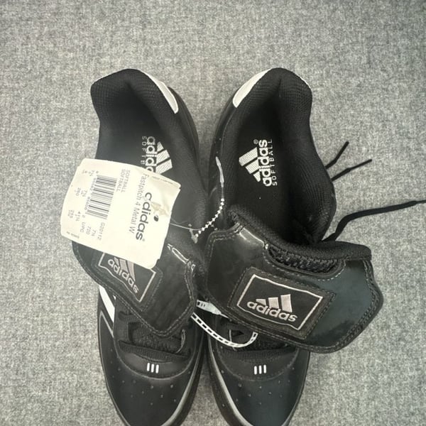 Adidas Fastpitch 4 Metal Softball Cleats G20112 Black/White