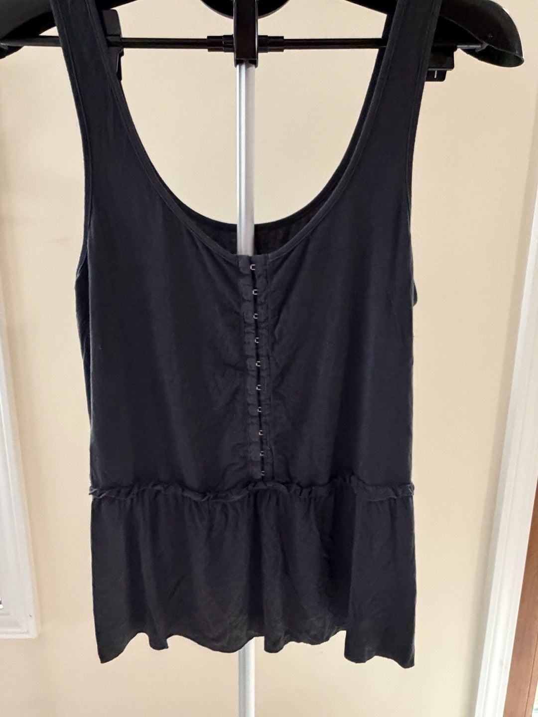 American Eagle Soft & Sexy Hook and Eye Peplum Tank Top 2