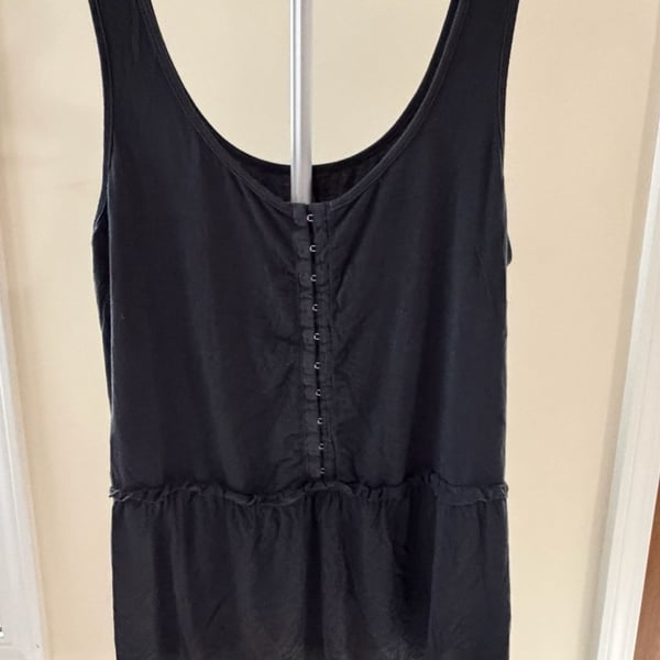 American Eagle Soft & Sexy Hook and Eye Peplum Tank Top
