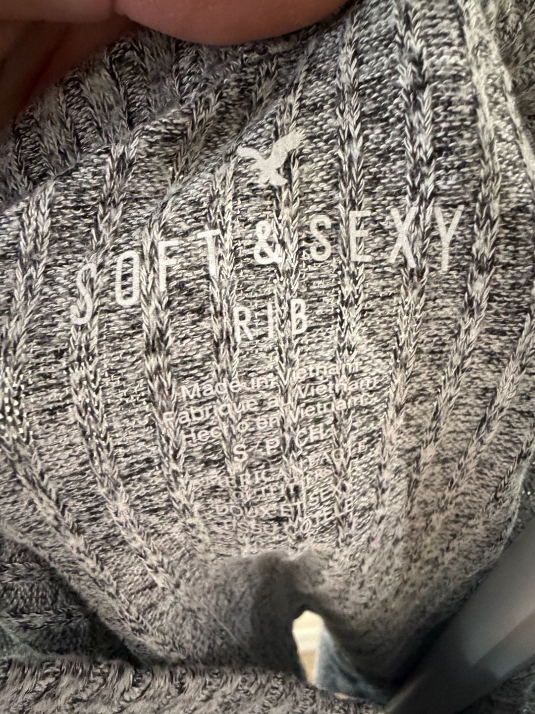 American Eagle Soft & Sexy Ribbed V-Neck Tank Top 4