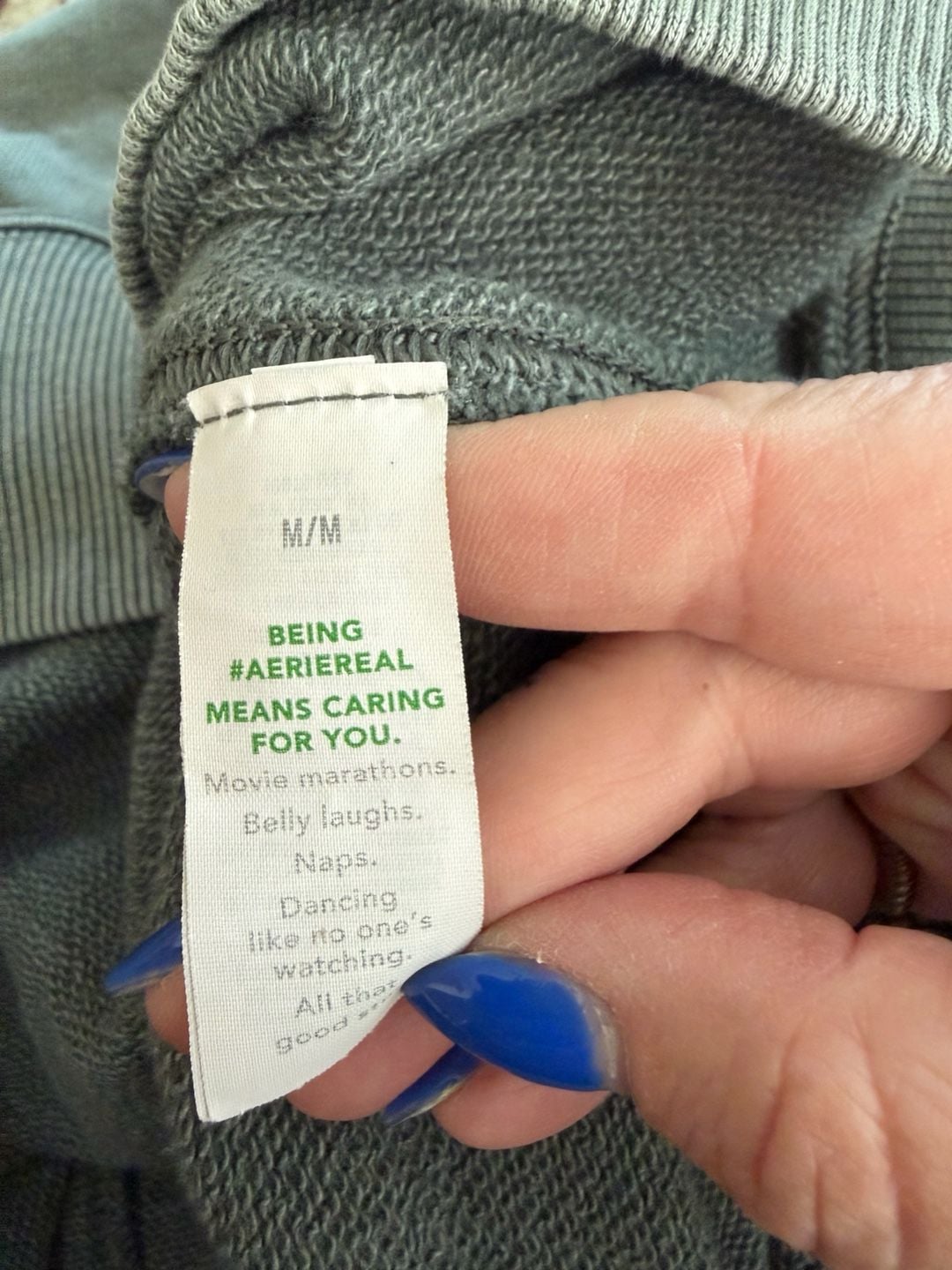 Aerie Go-To Seam-Detail Over-Sized Crewneck Sweatshirt 9