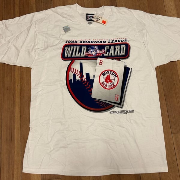 NWT Boston Red Sox Pro Player Shirt 1998 Wild Card Official Clubhouse Mens XL