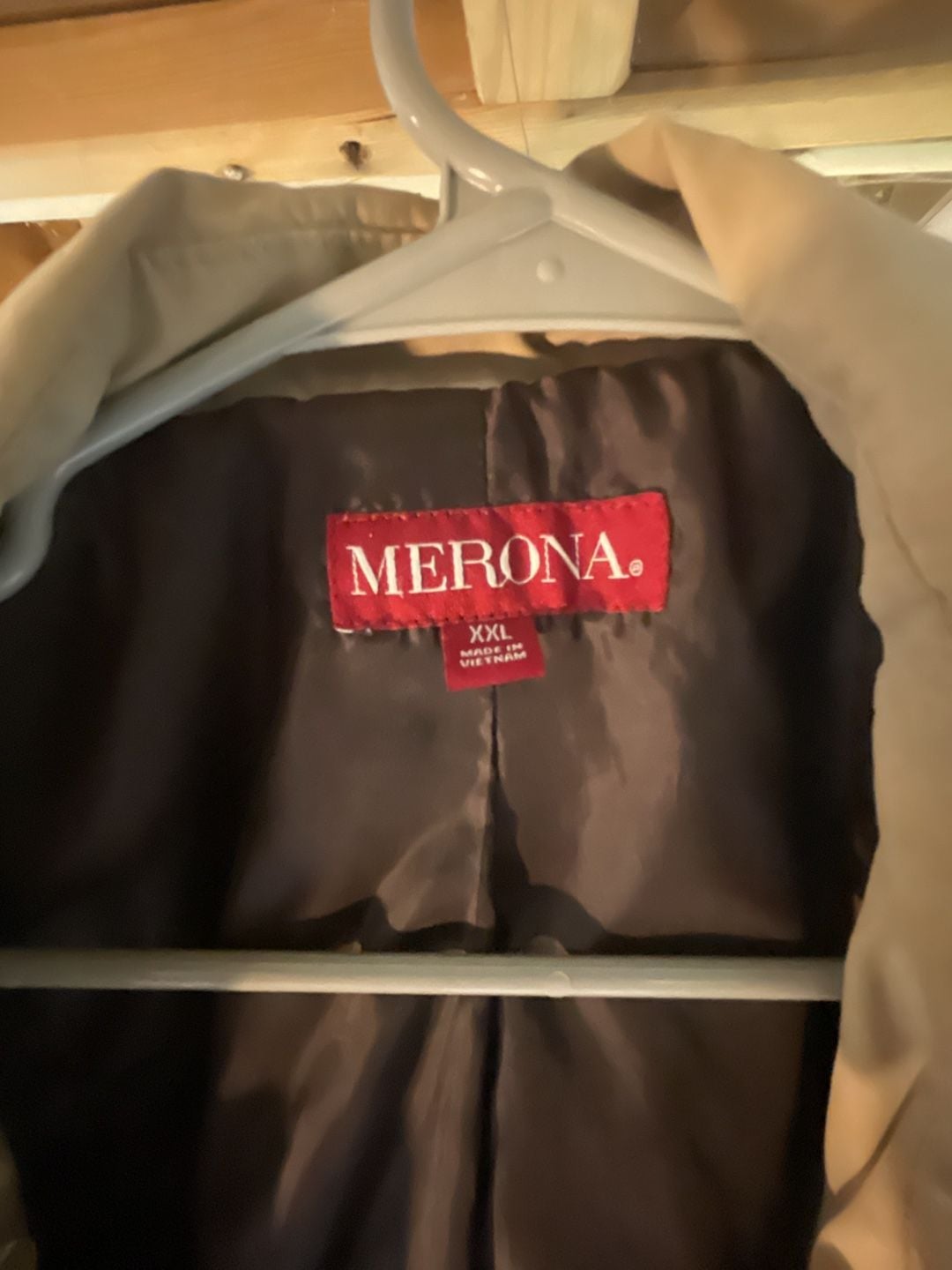 Merona Double Breasted Short Trench Coat Jacket 3