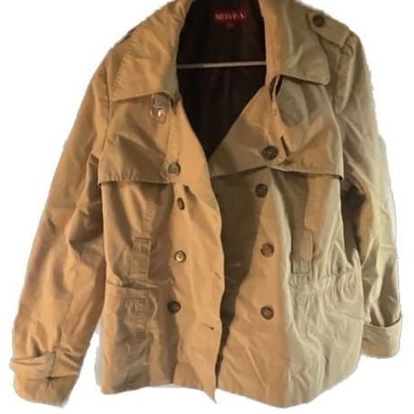 Merona Double Breasted Short Trench Coat Jacket