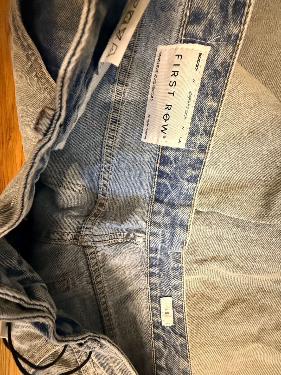 First Row Patches Multi Cargo Denim Jorts 4