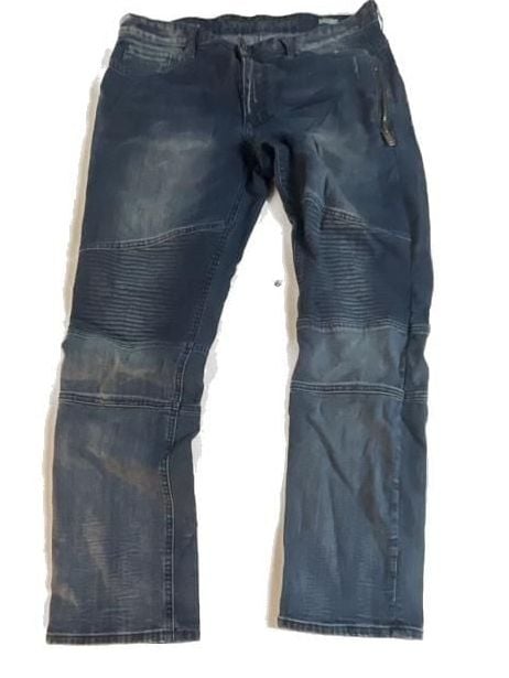 Calvin Klein Jeans Men's Slim Fit Moto Biker Jeans 36x32 2