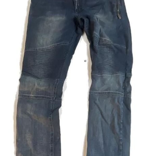 Calvin Klein Jeans Men's Slim Fit Moto Biker Jeans 36x32