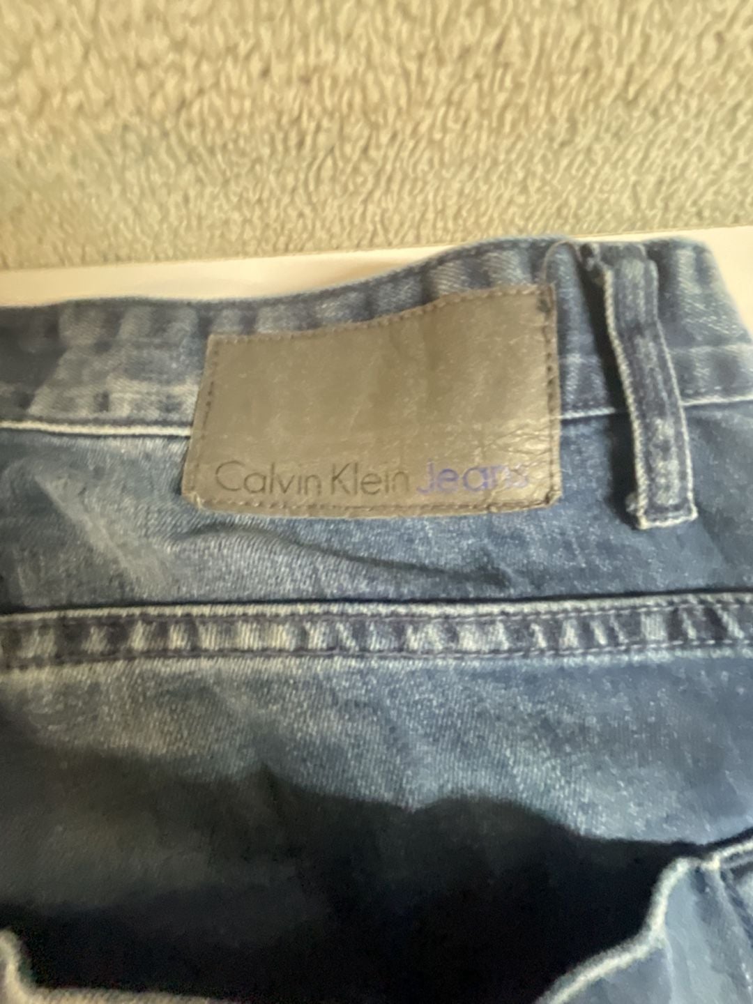 Calvin Klein Jeans Men's Slim Fit Moto Biker Jeans 36x32 7