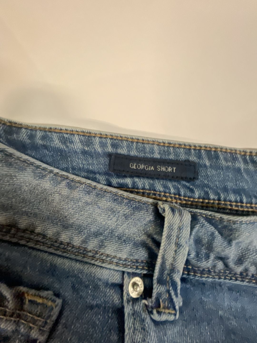 Lucky Brand Georgia Short 20W Distressed Star Patch Denim Shorts 3