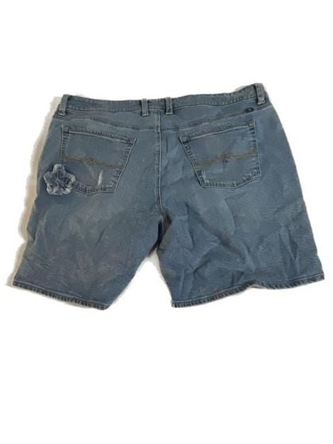 Lucky Brand Georgia Short 20W Distressed Star Patch Denim Shorts 7