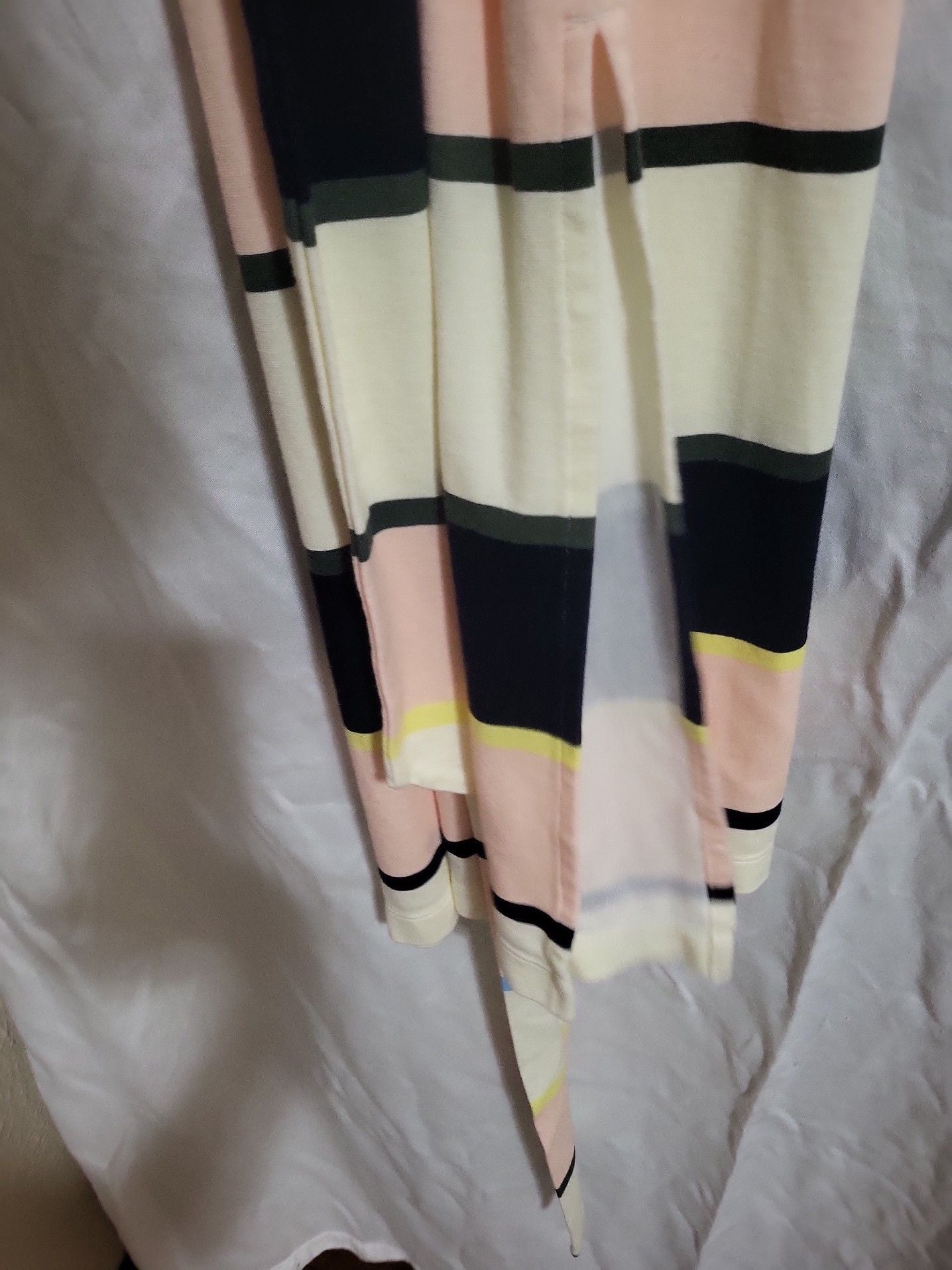 Banana Republic XXL Cream Striped Knit Shell Top 5