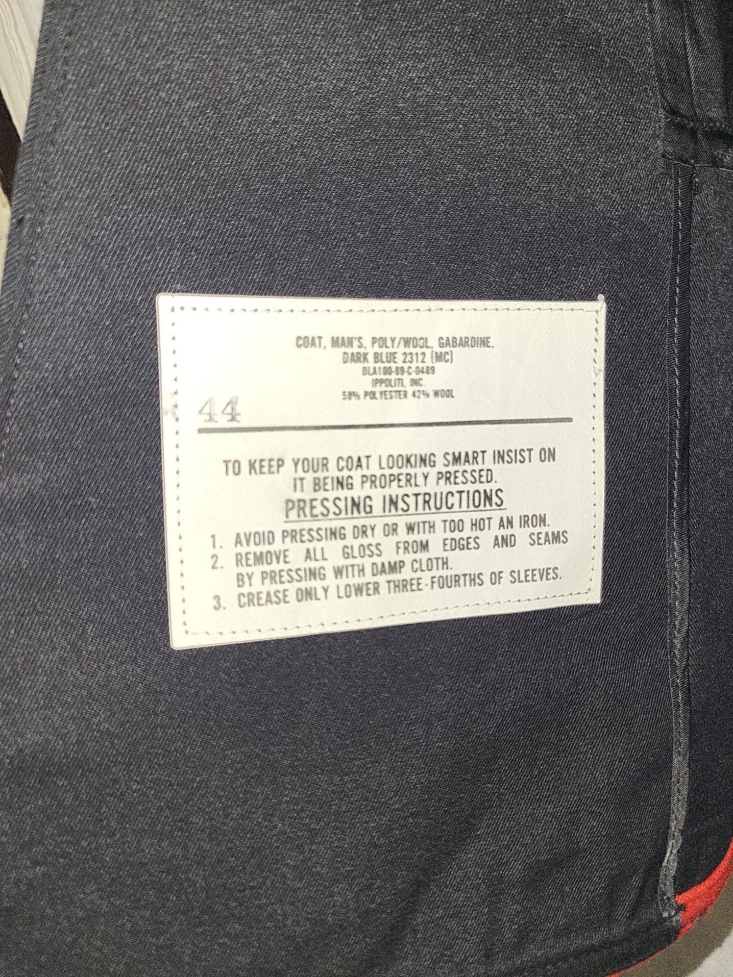 USMC Men's Dress Blue Blouse Jacket Staff Sergeant Rank 38S 3
