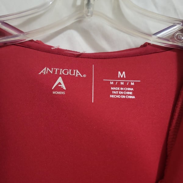 Antigua Women's San Francisco 49ers Full-Zip Colorblock Athletic Hoodie
